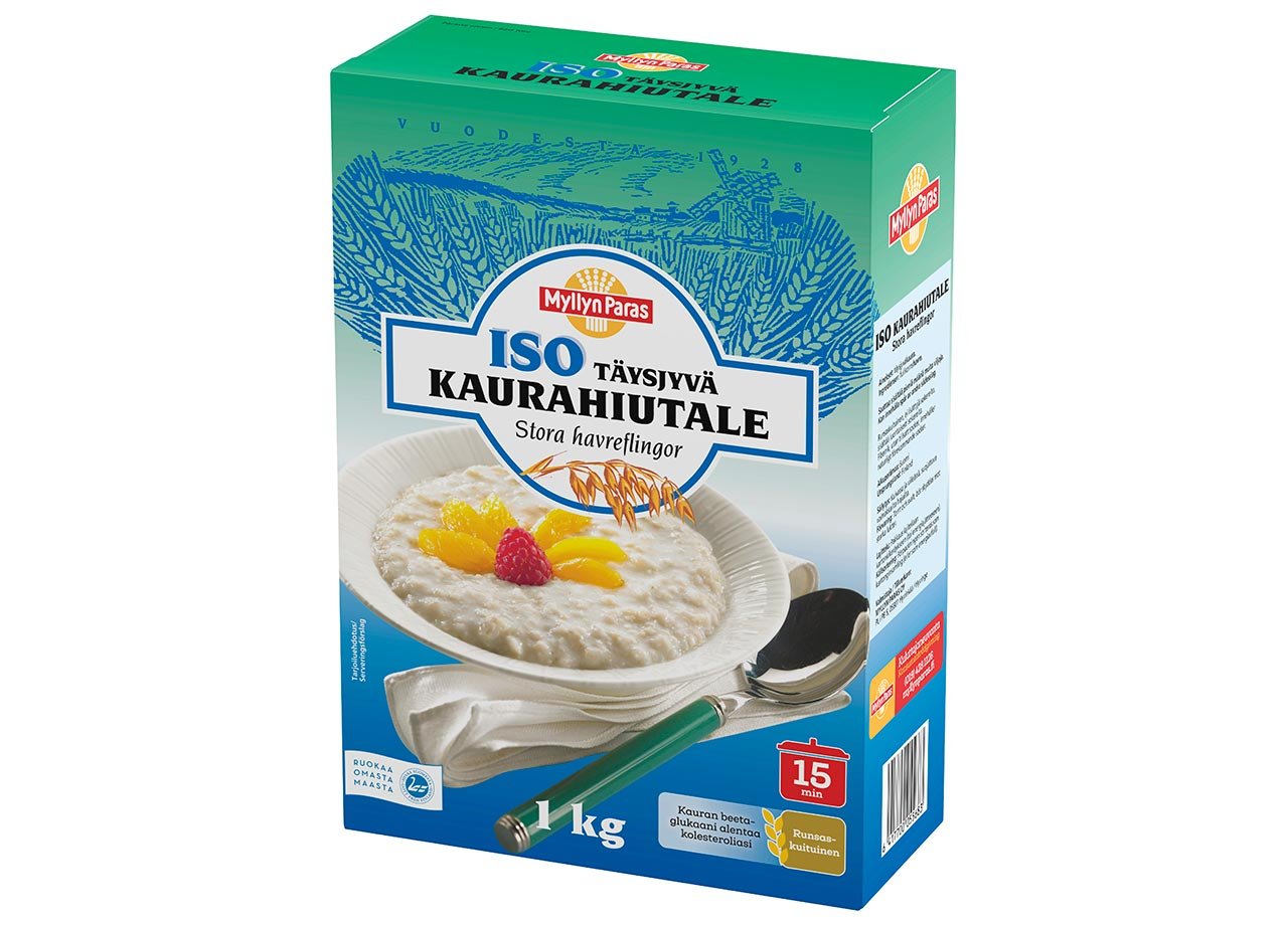 Iso Kaurahiutale 1 kg | Myllyn Paras