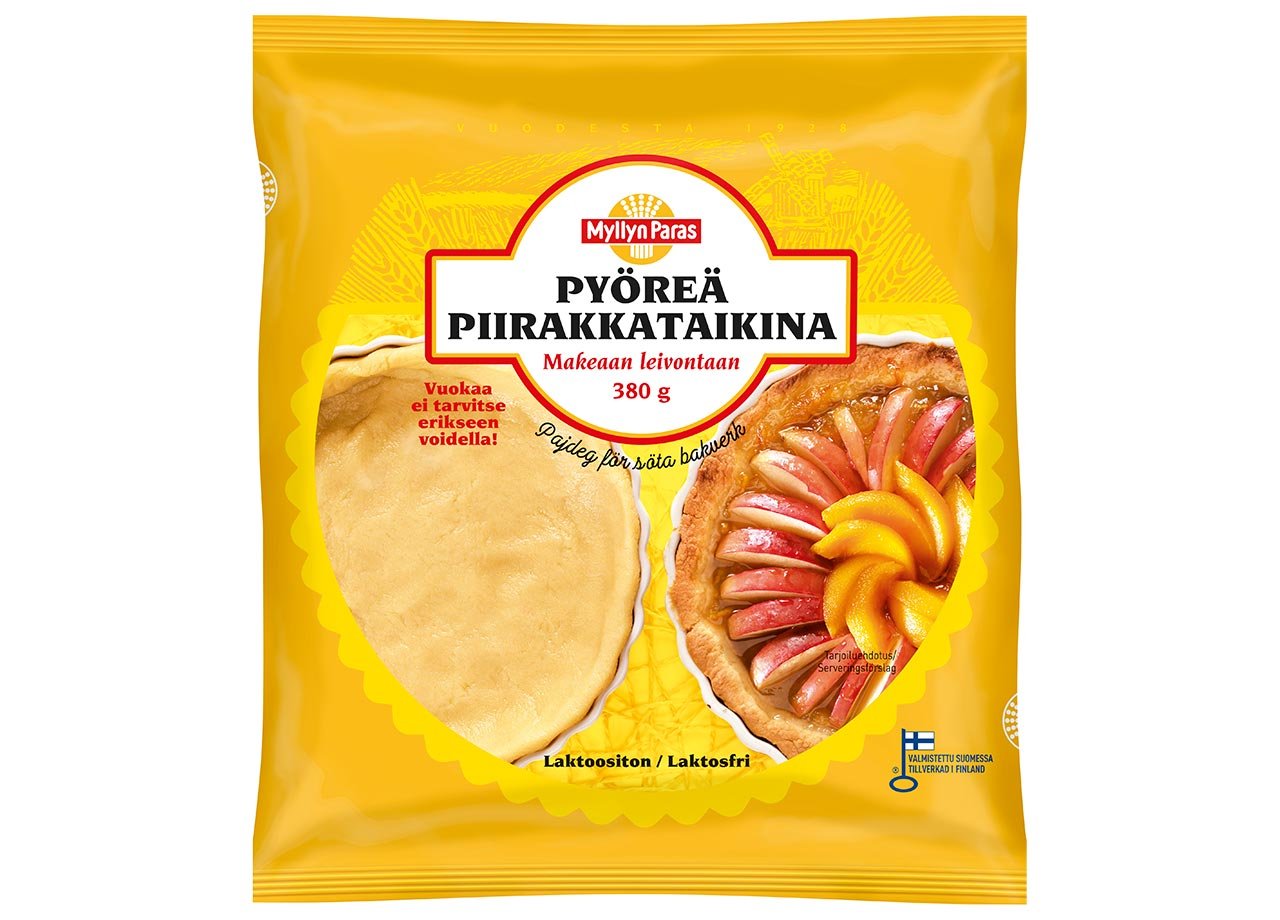 Pyöreä Piirakkataikina, makea 380 g | Myllyn Paras