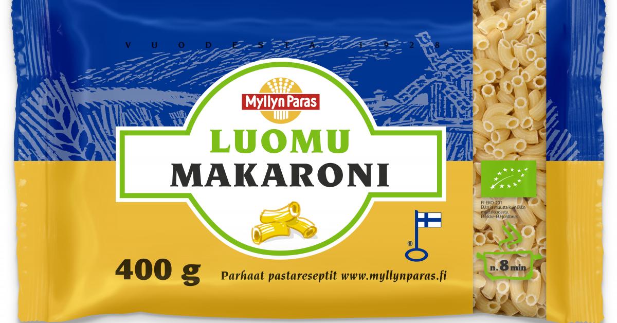 Luomu Makaroni 400 G | Myllyn Paras