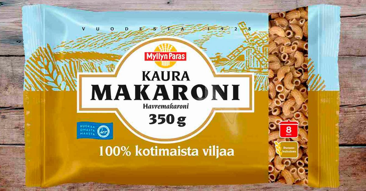 Kaurainen Makaroni Suomalaisesta Viljasta | Myllyn Paras