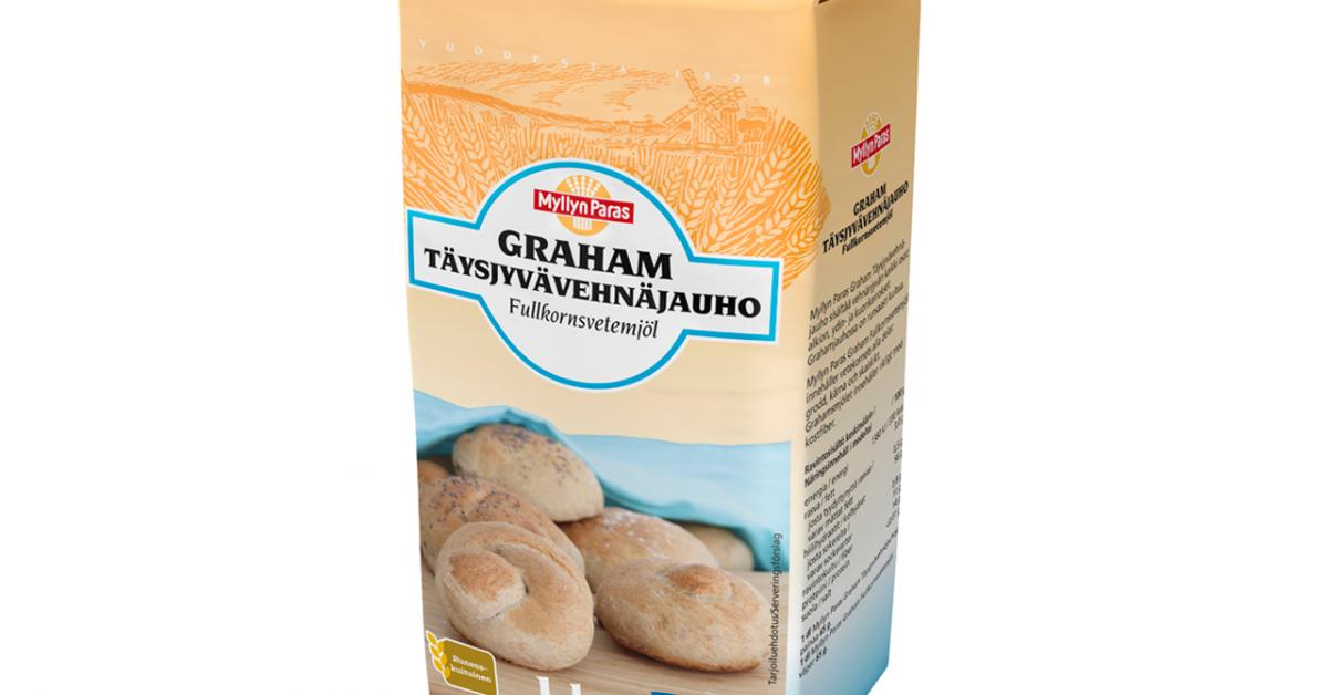 Graham Täysjyvävehnäjauho 1 kg | Myllyn Paras