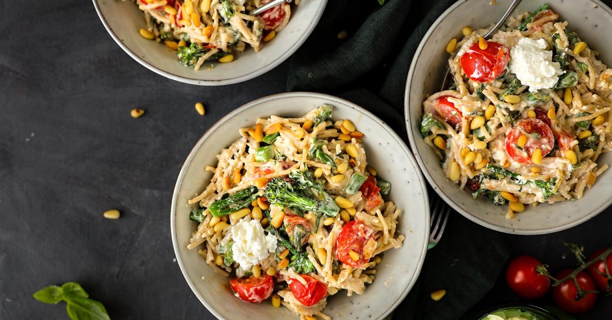 Broccolini-ricottakaurapasta | Myllyn Paras