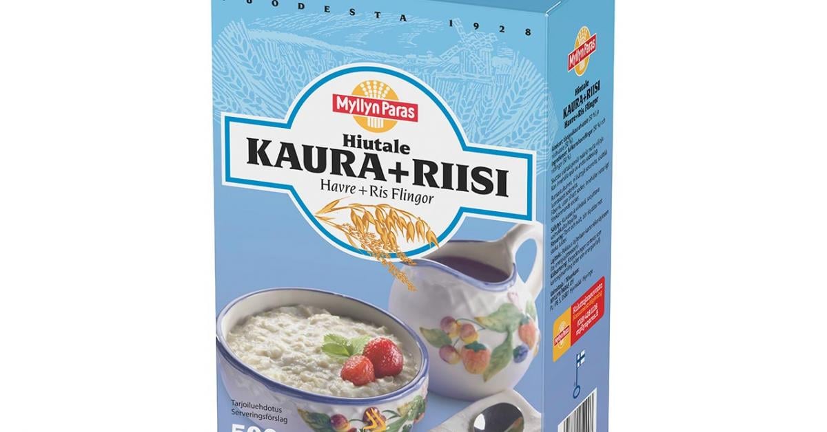 Kaura+Riisi Hiutale 500 g | Myllyn Paras