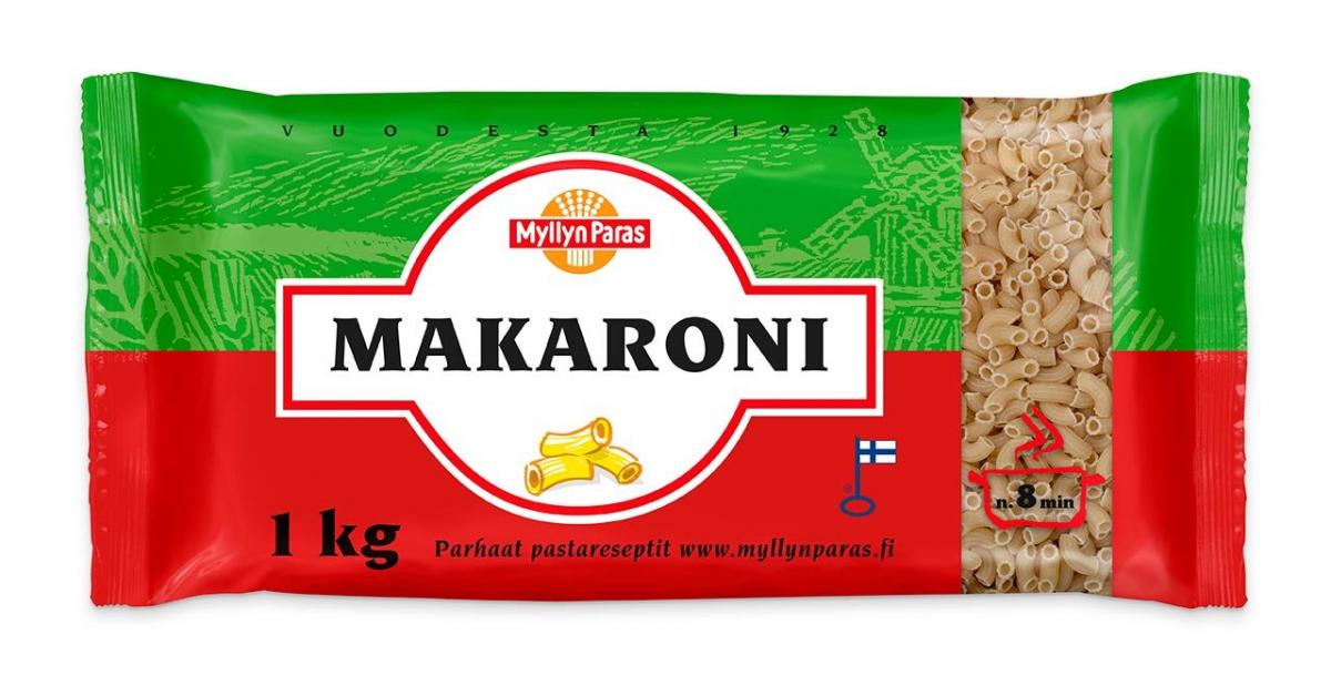 Makaroni 1 kg | Myllyn Paras